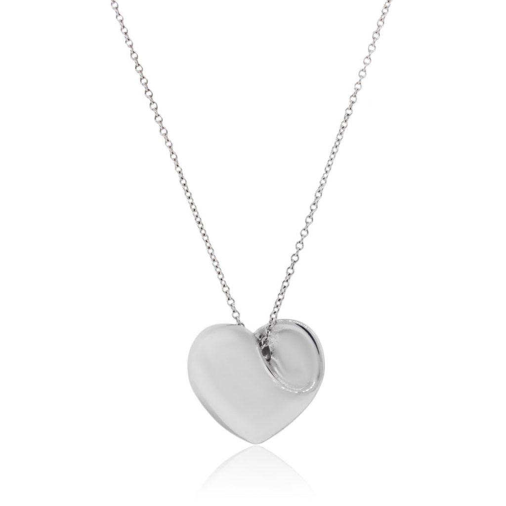 Tiffany Silver Necklace
 Tiffany & Co Sterling Silver Heart Pendant Chain Necklace