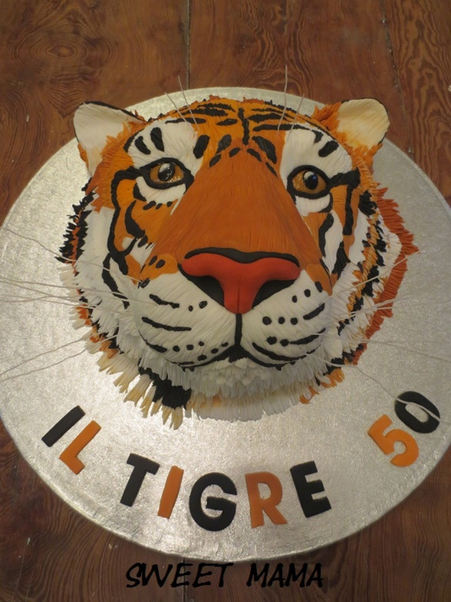 Tiger Birthday Cake
 Tiger Cake CakeCentral