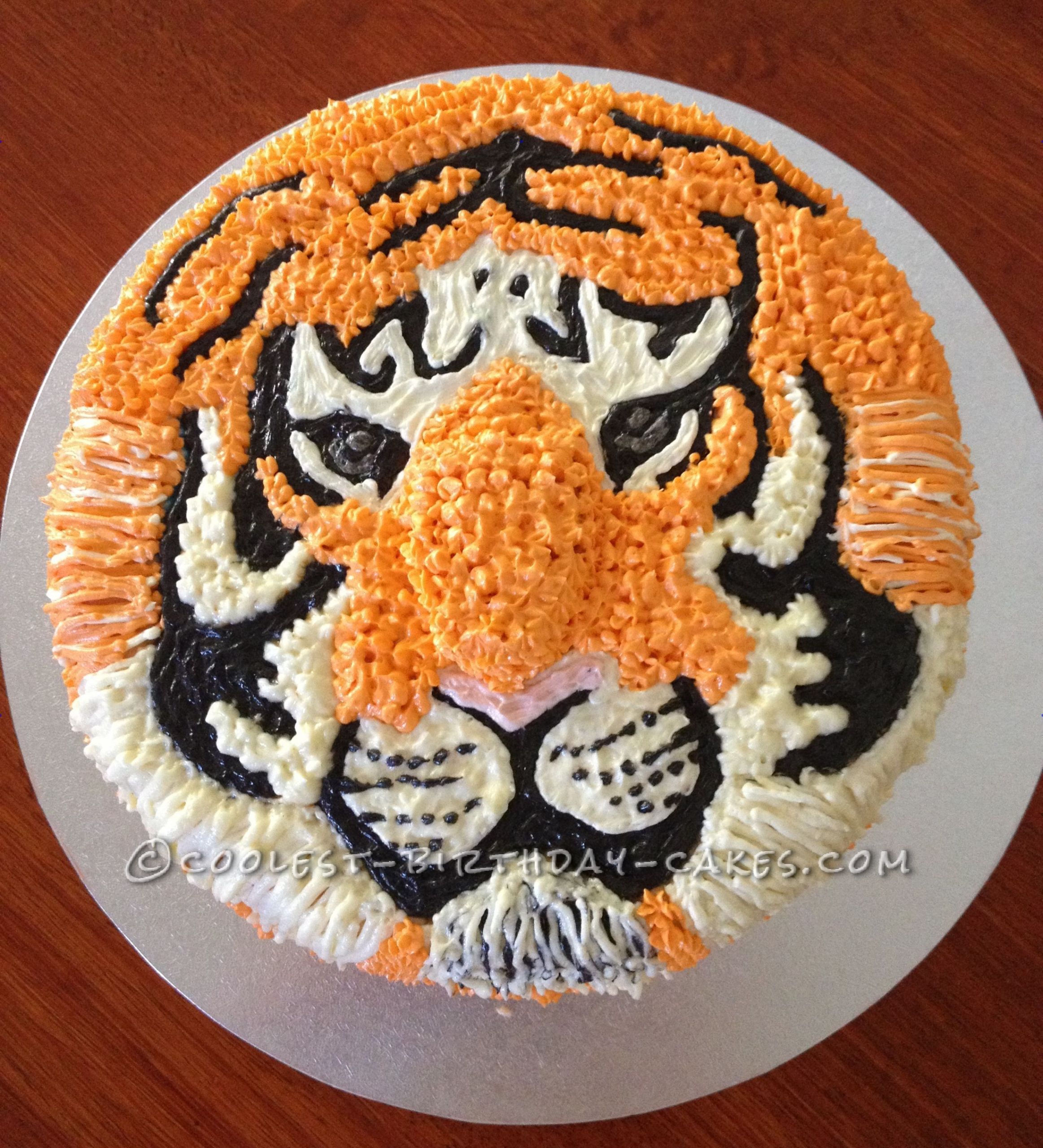 Tiger Birthday Cake
 Awesome Bengal Tiger Cake