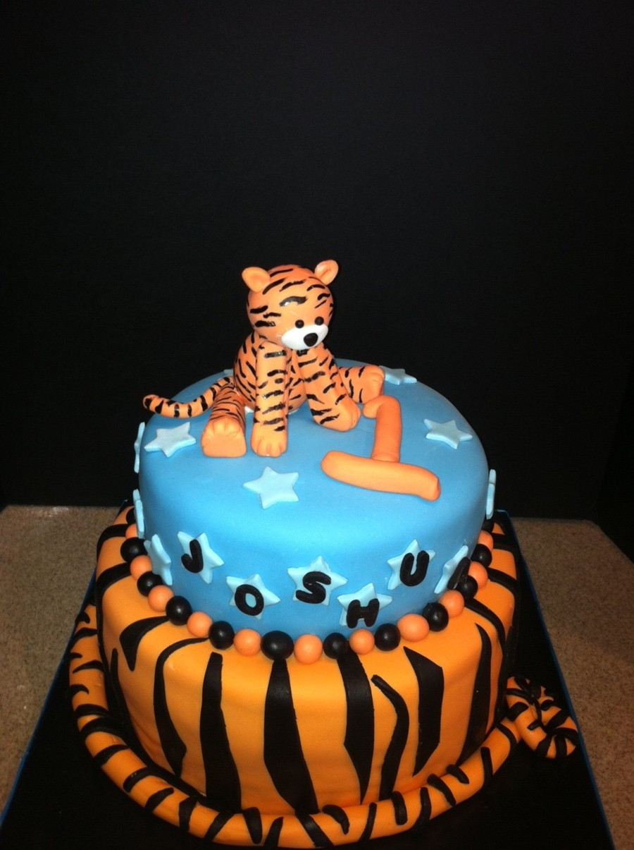 Tiger Birthday Cake
 Tiger Birthday Cake CakeCentral