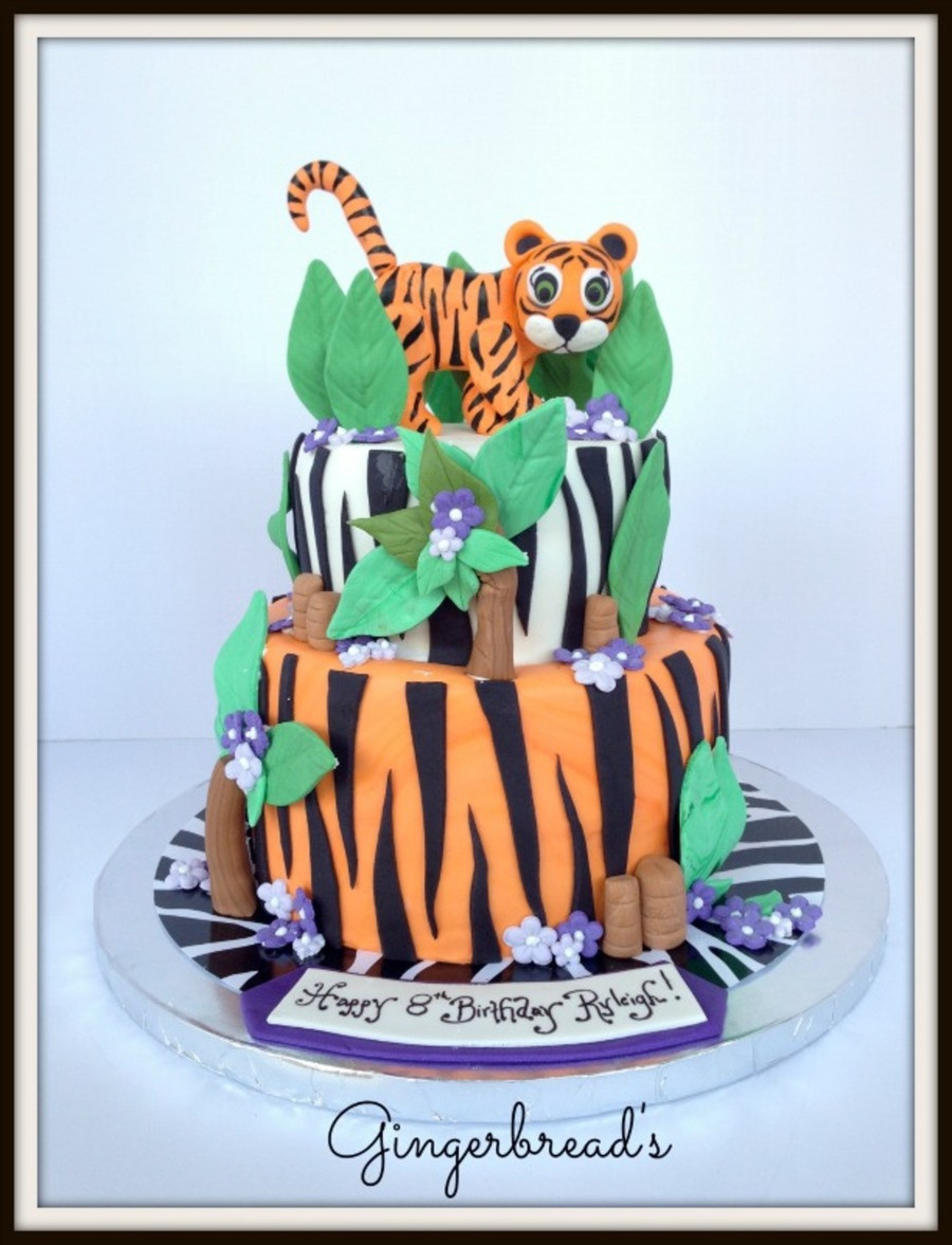 Tiger Birthday Cake
 Tiger Cake CakeCentral