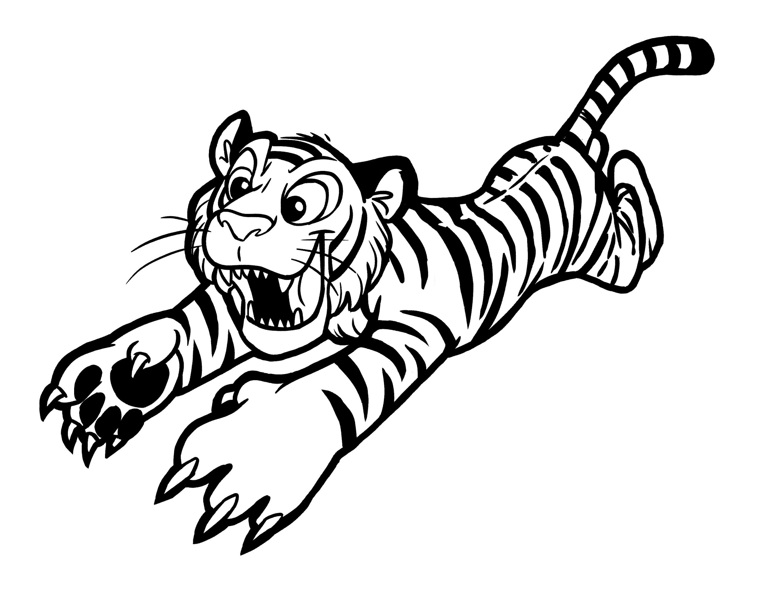 Tiger Coloring Pages For Kids
 Free Printable Tiger Coloring Pages For Kids