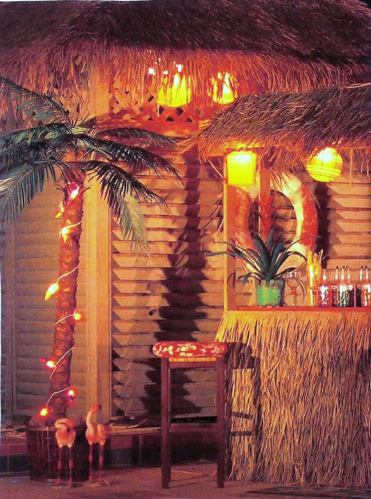 Tiki Paradise In Your Backyard
 A Tiki Bar on the postcard would show the fun side of the