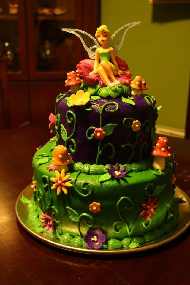 Tinkerbell Birthday Cakes
 17 Best images about Tinkerbell Cakes on Pinterest