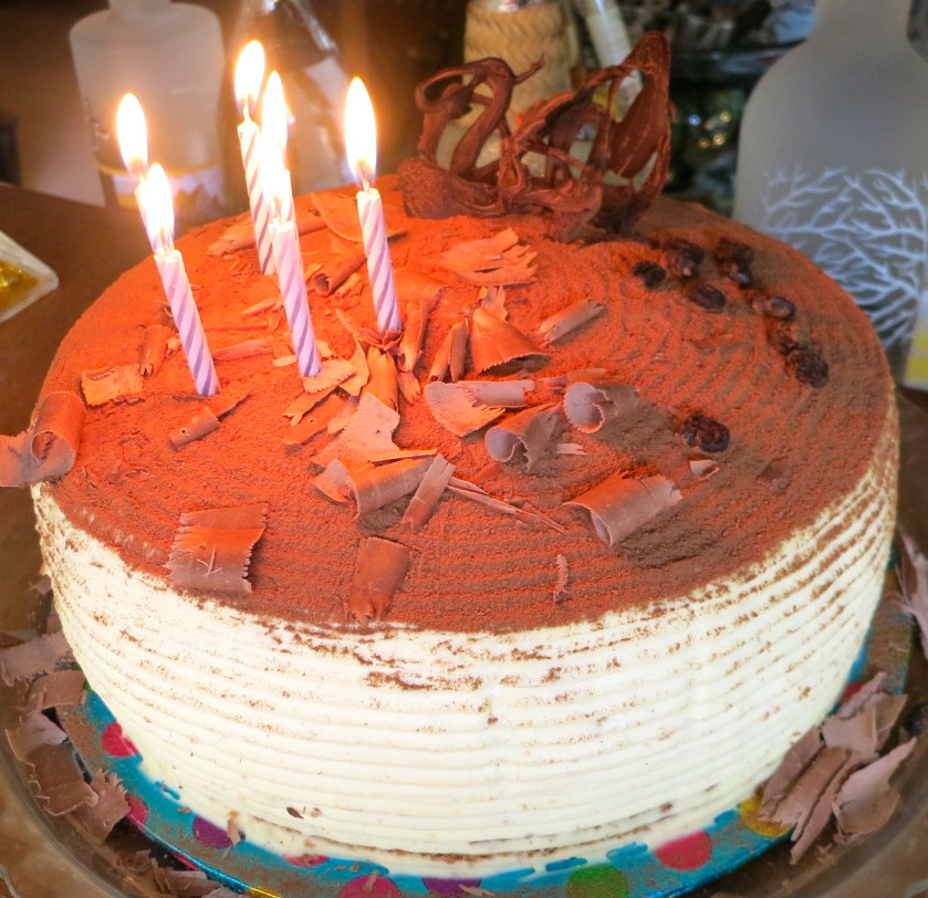 Tiramisu Birthday Cake
 My Tiramisu Birthday Cake