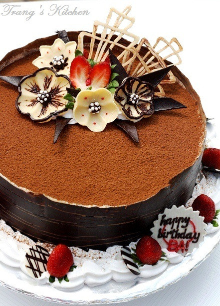 Tiramisu Birthday Cake
 Flower Fantasy Tiramisu – For my Dad’s Birthday