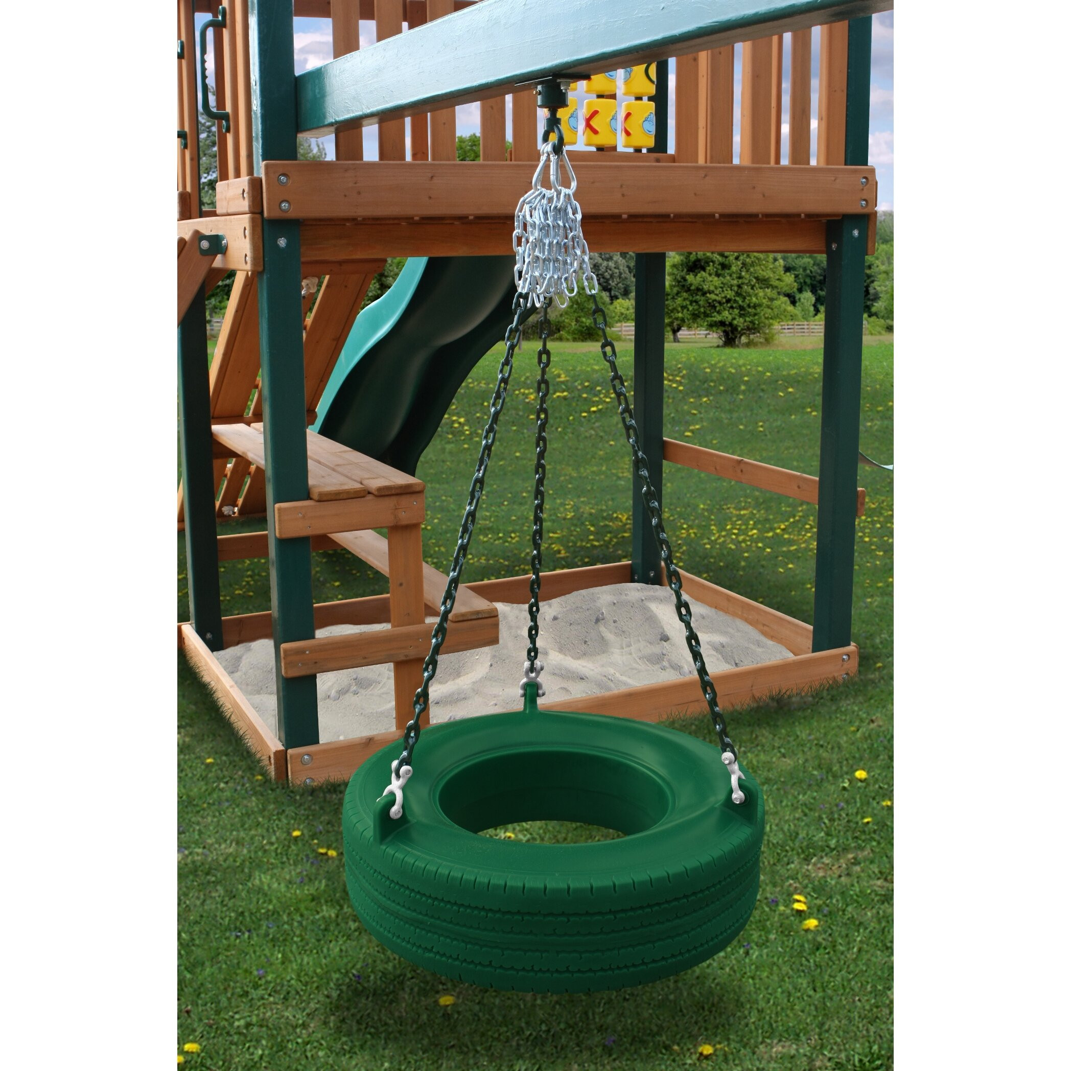 Tire Swing For Kids
 Gorilla Playsets mercial Grade Tire Swing & Reviews