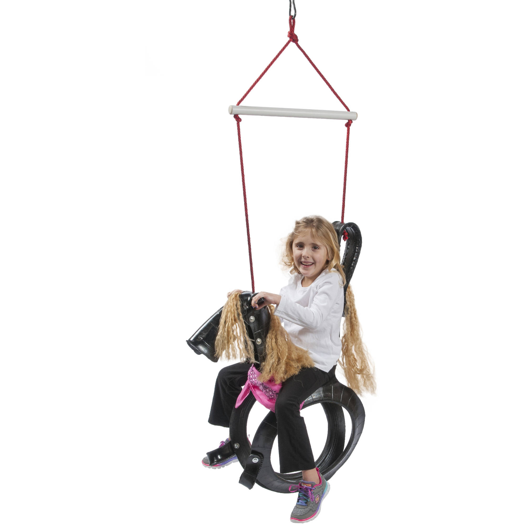 Tire Swing For Kids
 Horse Tire Swing Pony Kids Outdoor Swing Set Fun Colored