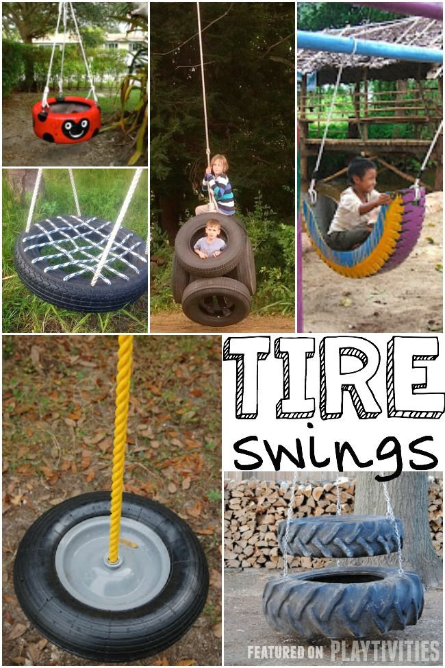 Tire Swing For Kids
 25 DIY Swings You Can Make For Your Kids