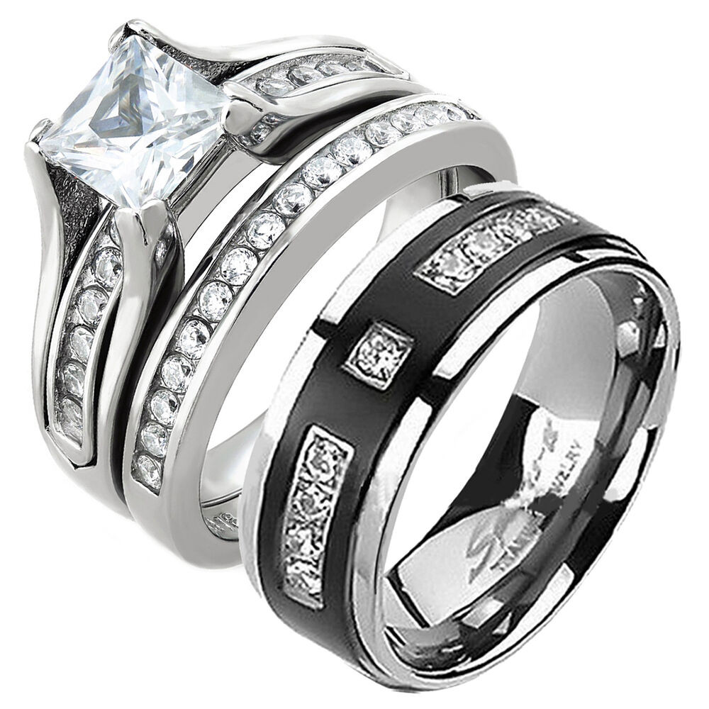 25 Best Titanium Wedding Band Sets - Home, Family, Style and Art Ideas