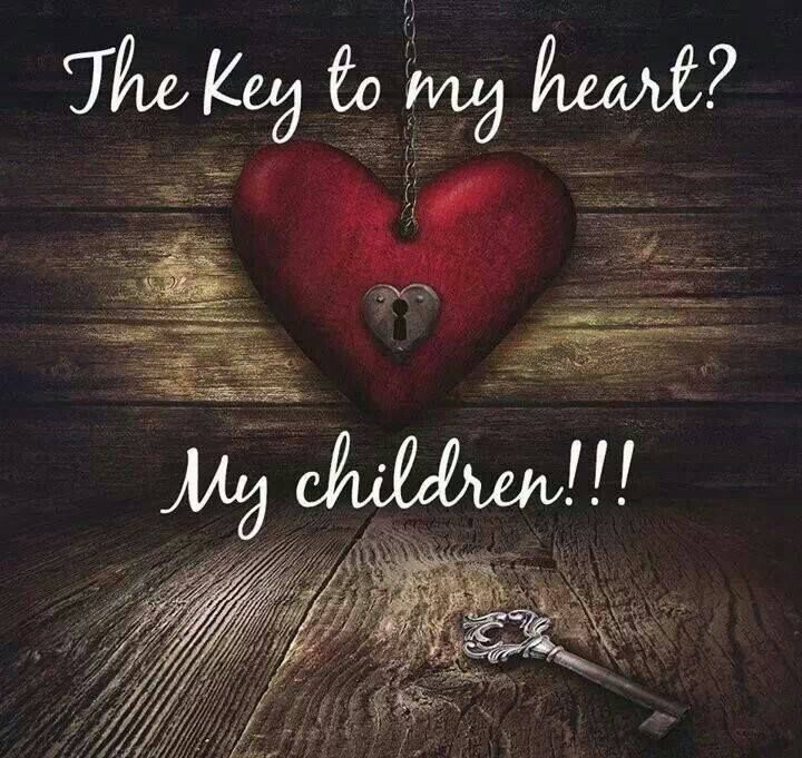 To My Kids Quotes
 The Key To My Heart My Children s and