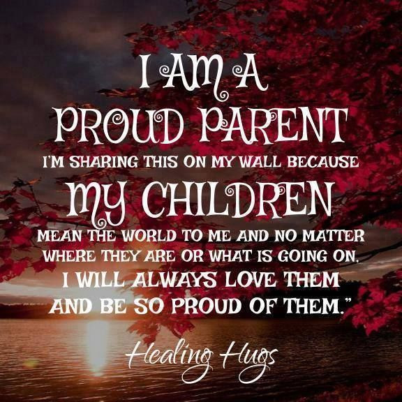 To My Kids Quotes
 I Am A Proud Parent And My Kids Mean The World To Me