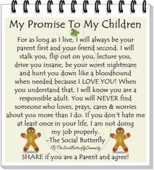 To My Kids Quotes
 My Promise To My Children s and for