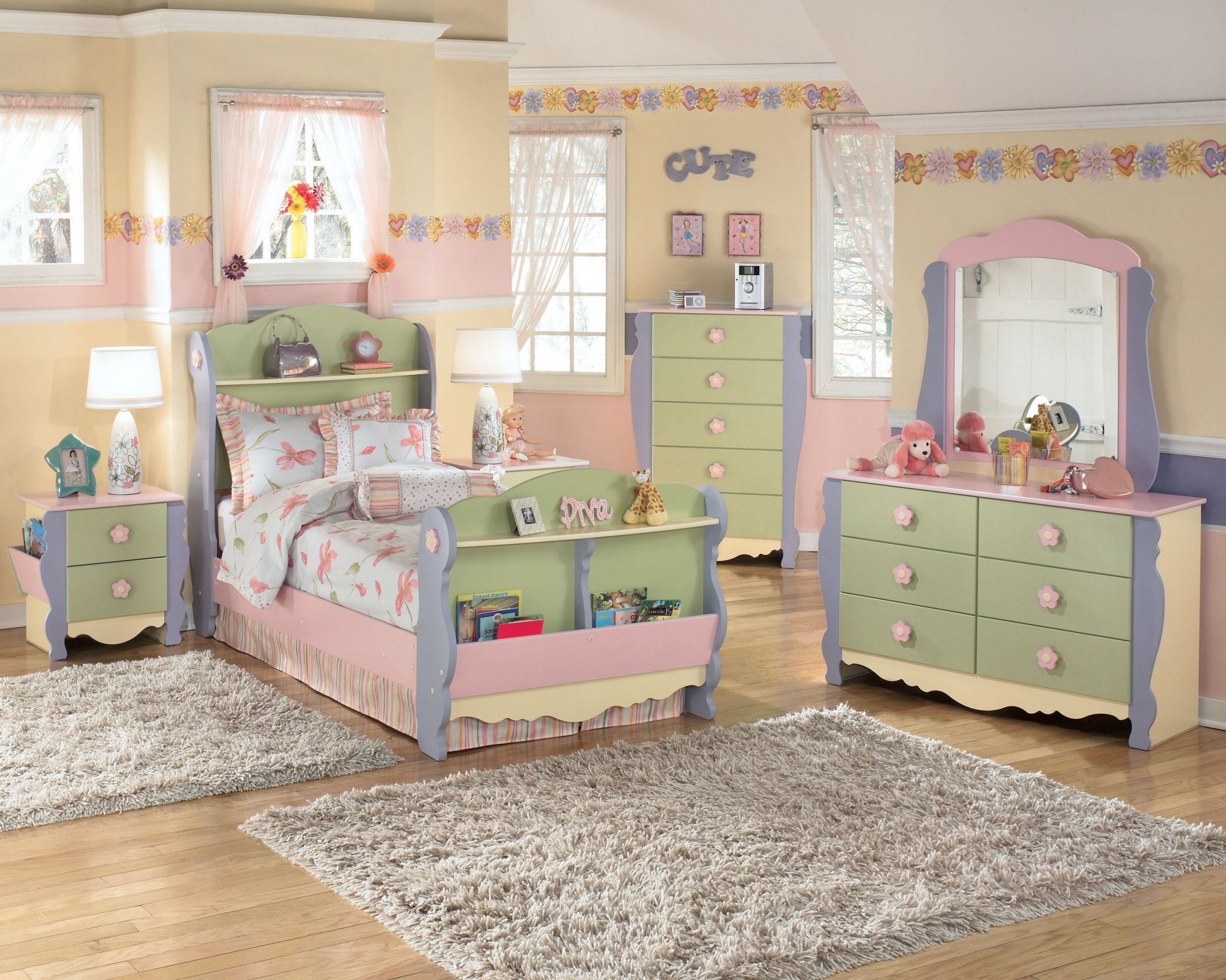 Toddler Girl Bedroom Furniture Sets
 Kids Furniture Signature Design by Ashley Doll House 4