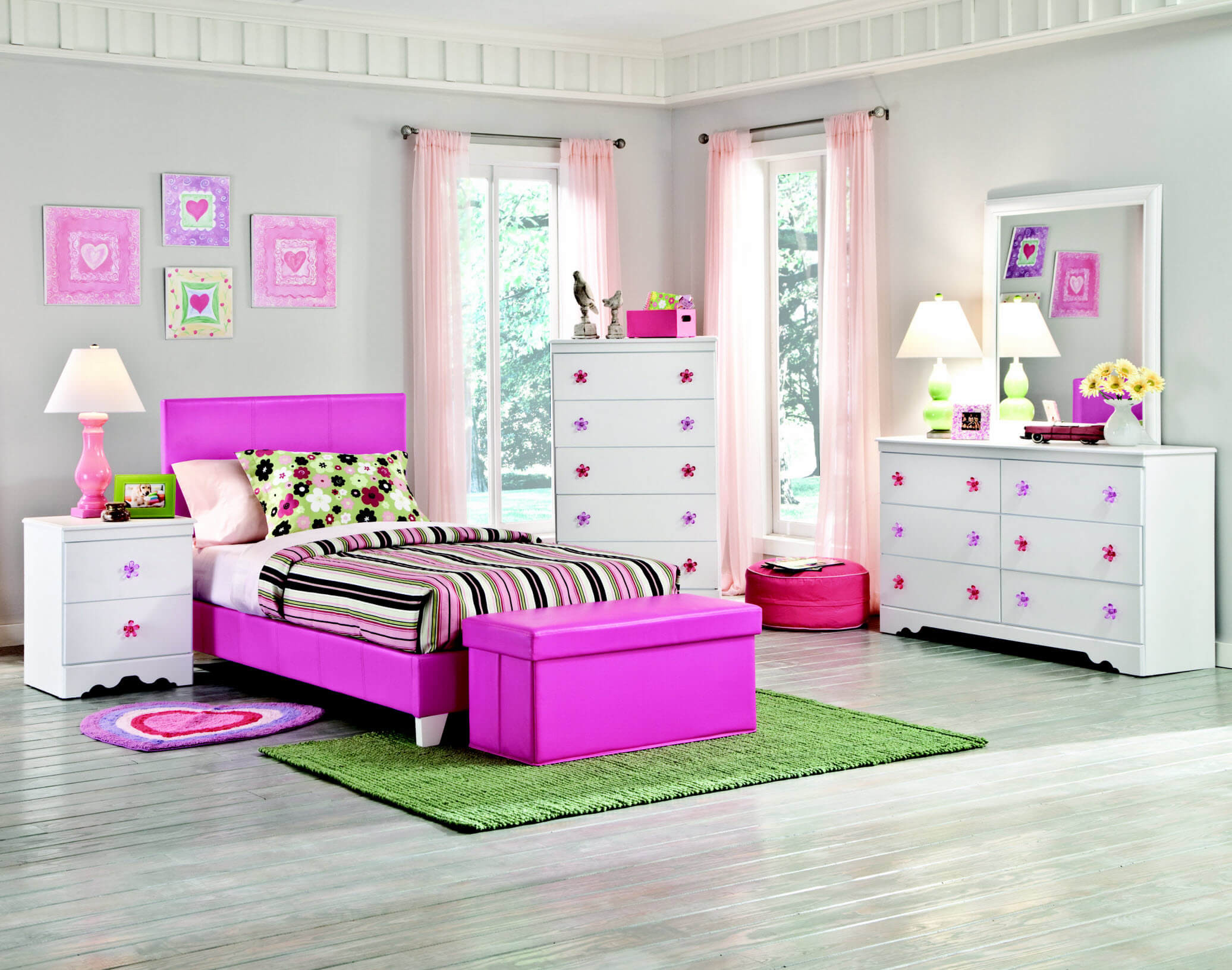 Toddler Girl Bedroom Furniture Sets
 Kith Savannah White Bedroom Set