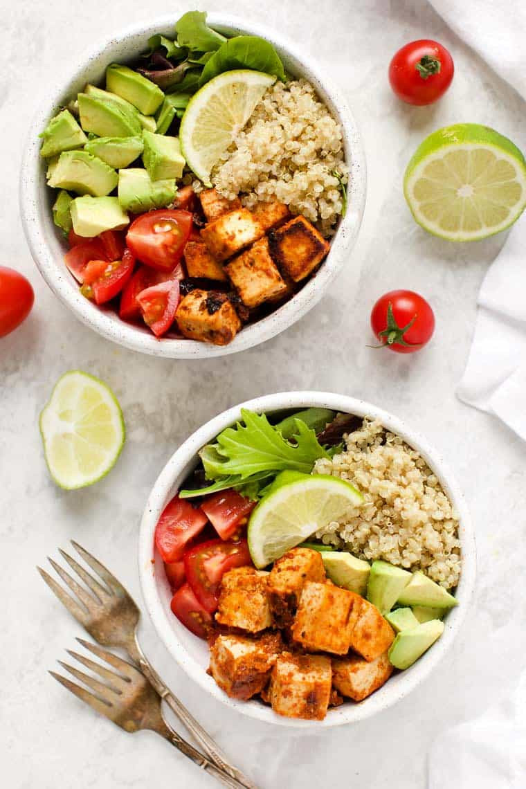 Tofu Quinoa Bowl
 Meal Prep Chipotle Tofu Quinoa Bowls Simply Quinoa