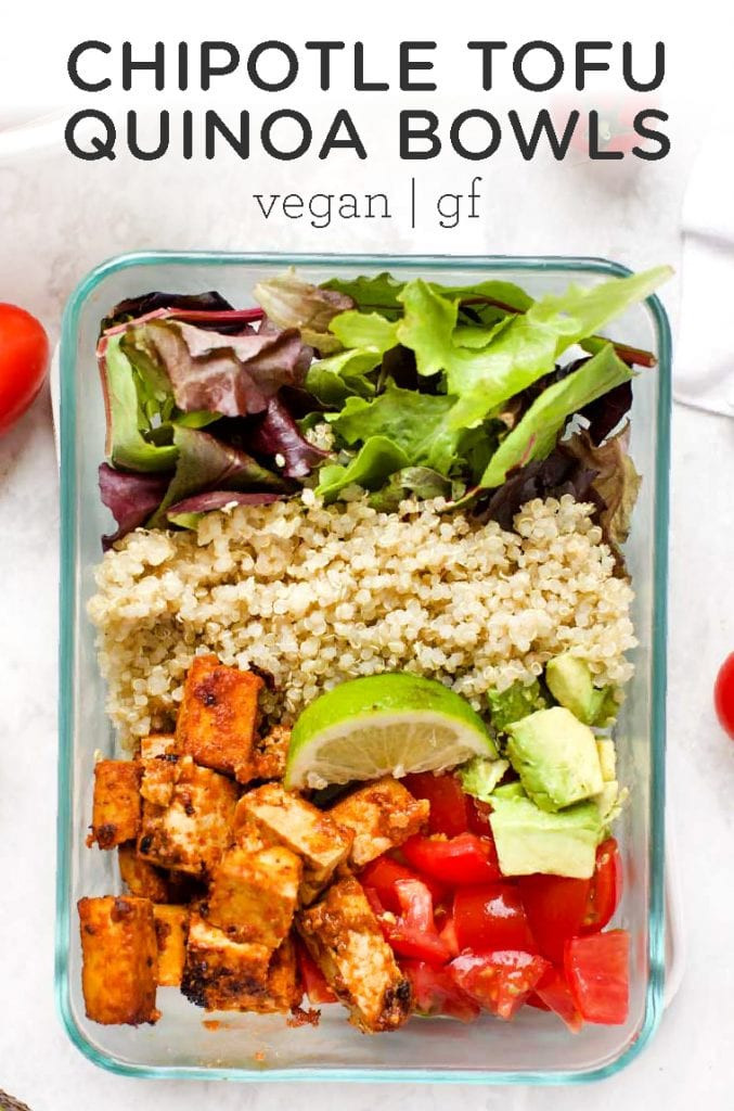 Tofu Quinoa Bowl
 Meal Prep Chipotle Tofu Quinoa Bowls Simply Quinoa