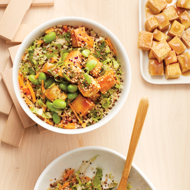 Tofu Quinoa Bowl
 Thai Tofu Quinoa Bowl