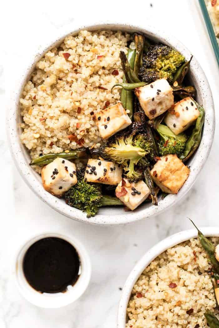 Tofu Quinoa Bowl
 Meal Prep Sesame Tofu Quinoa Bowls Simply Quinoa