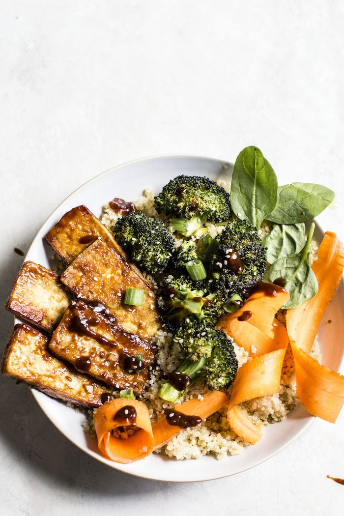 Tofu Quinoa Bowl
 Sesame Tofu Quinoa Bowl