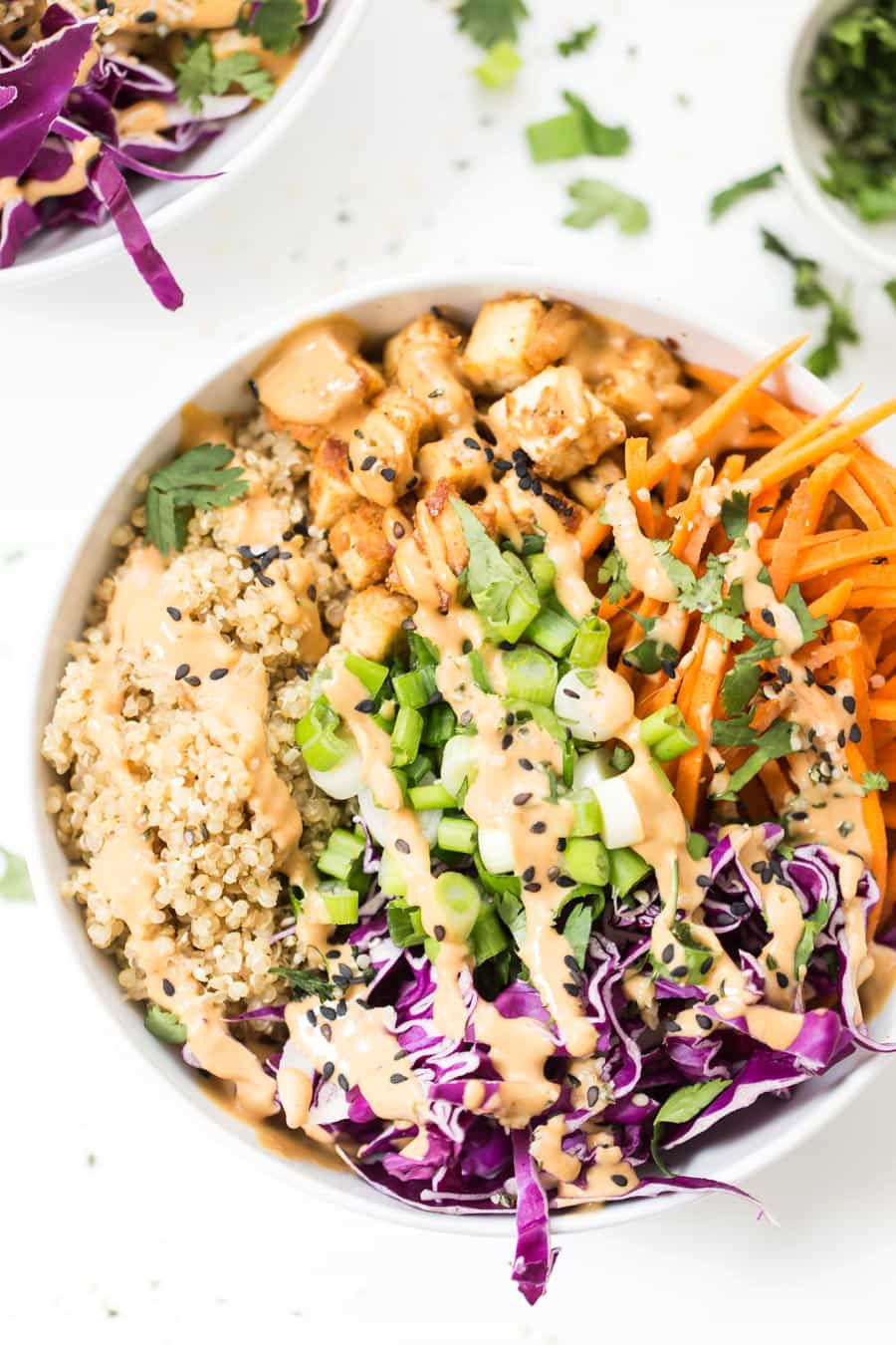 Tofu Quinoa Bowl
 Asian Quinoa Bowls with Peanut Baked Tofu Simply Quinoa