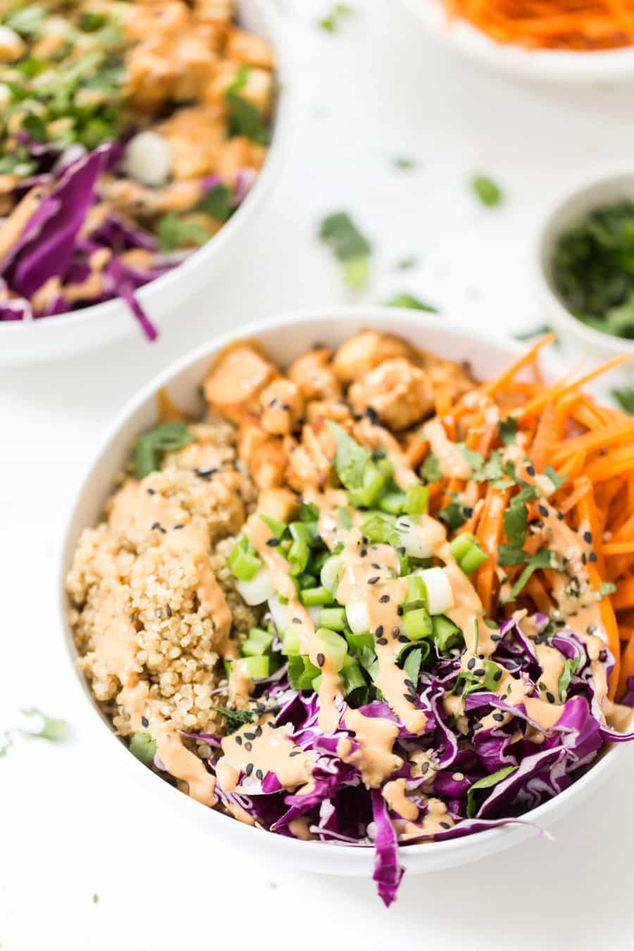 Tofu Quinoa Bowl
 Asian Quinoa Bowls with Peanut Baked Tofu Simply Quinoa