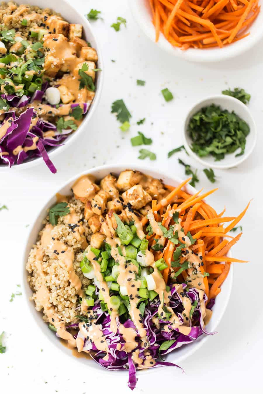 Tofu Quinoa Bowl
 Asian Quinoa Bowls with Peanut Baked Tofu Simply Quinoa