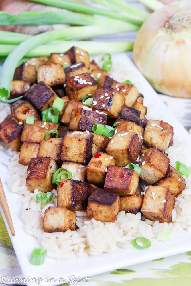 Tofu Recipes Asian
 The Best Crispy Asian Baked Tofu recipe