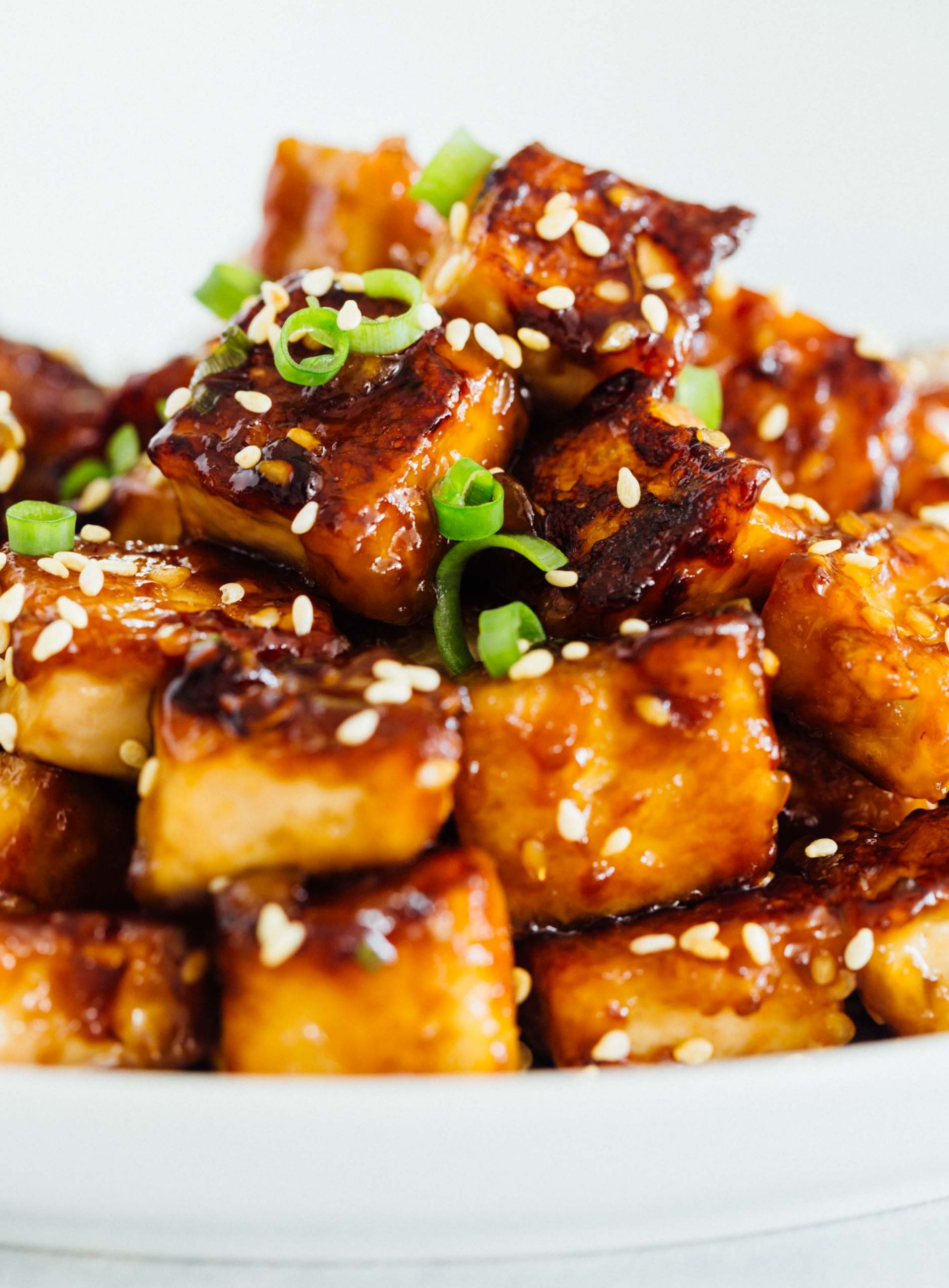 Tofu Recipes Chinese
 Pan Fried Sesame Garlic Tofu Tips for Extra Crispy Pan