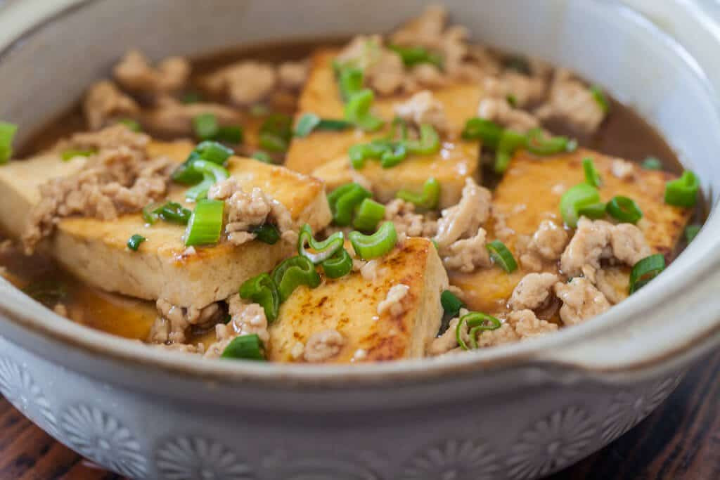 Tofu Recipes Chinese
 Braised Tofu with Ground Pork Steamy Kitchen Recipes