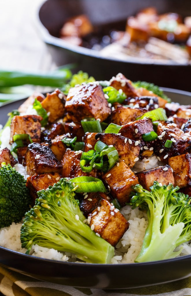 Tofu Recipes Chinese
 Asian Garlic Tofu Spicy Southern Kitchen