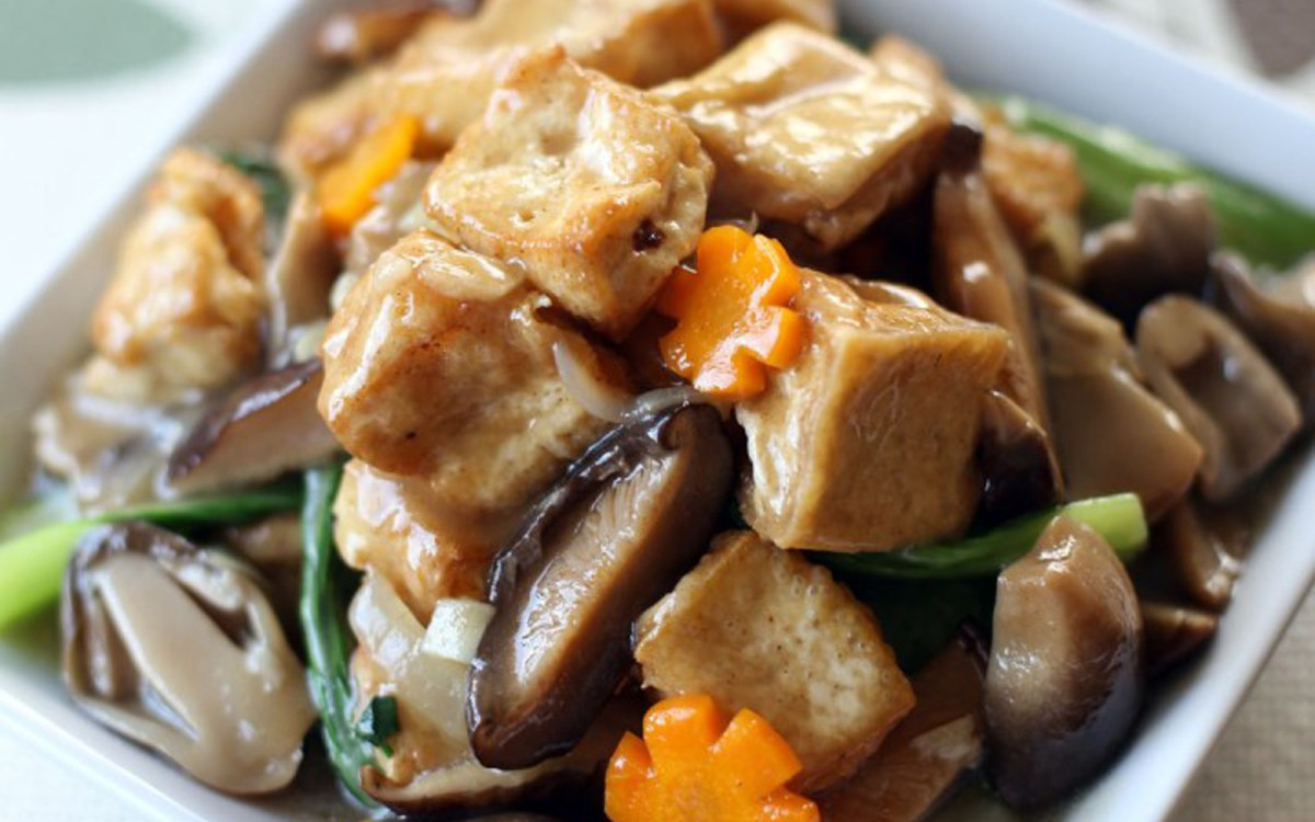 Tofu Recipes Chinese
 Chinese Braised Tofu and Veggie Stir Fry [Vegan Gluten