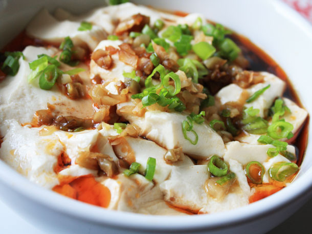 Tofu Recipes Chinese
 Chichi s Chinese Silken Tofu with Chili Oil