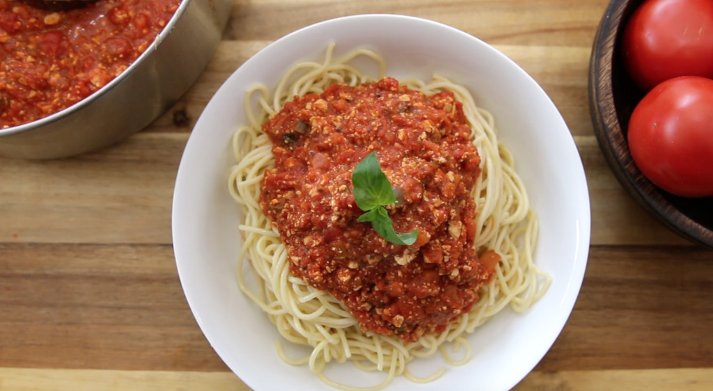 Tofu Spaghetti Sauce
 Vegan Spaghetti Sauce The Buddhist Chef