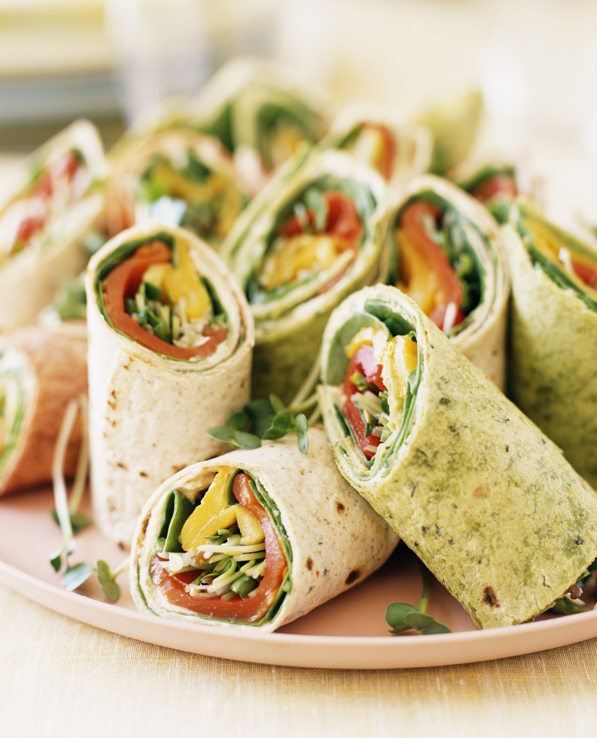 Tofu Wrap Recipes
 Vegan Cream Cheese Veggie Wraps Recipe