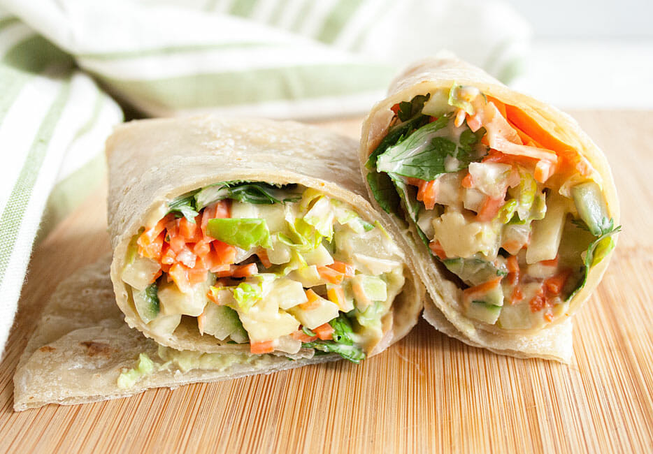 Tofu Wrap Recipes
 Spicy Veggie Wrap