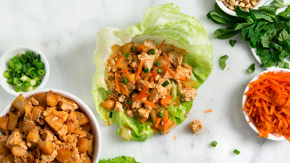 Tofu Wrap Recipes
 Spicy Tofu Lettuce Wraps Recipe Ve arian Times