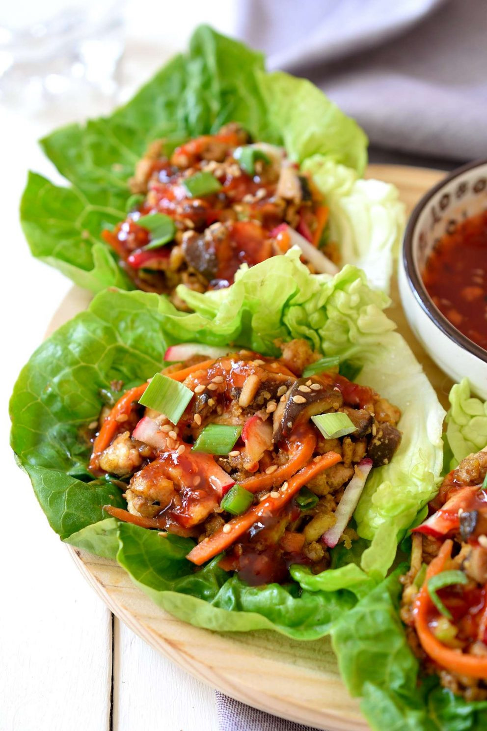 Tofu Wrap Recipes
 Vegan Mushroom Tofu Lettuce Wraps