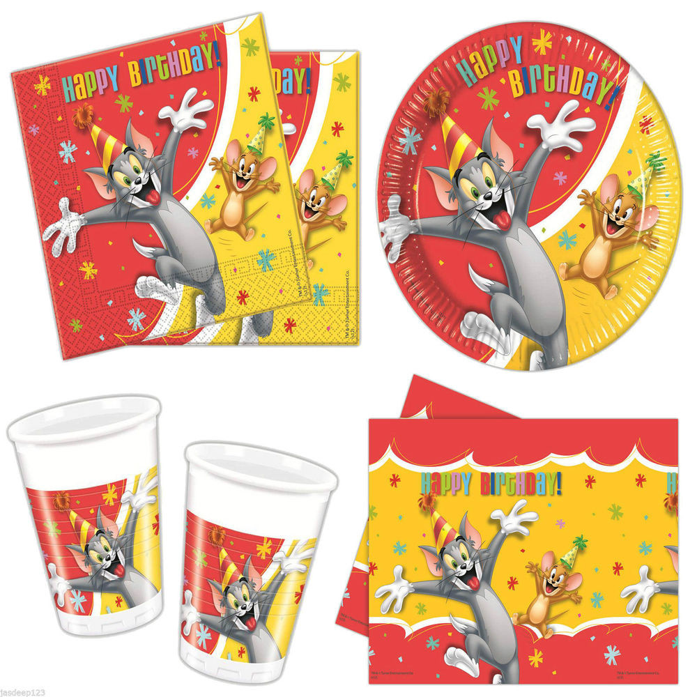 Tom And Jerry Birthday Party
 Tom and Jerry Birthday Party Supplies Decorations Children
