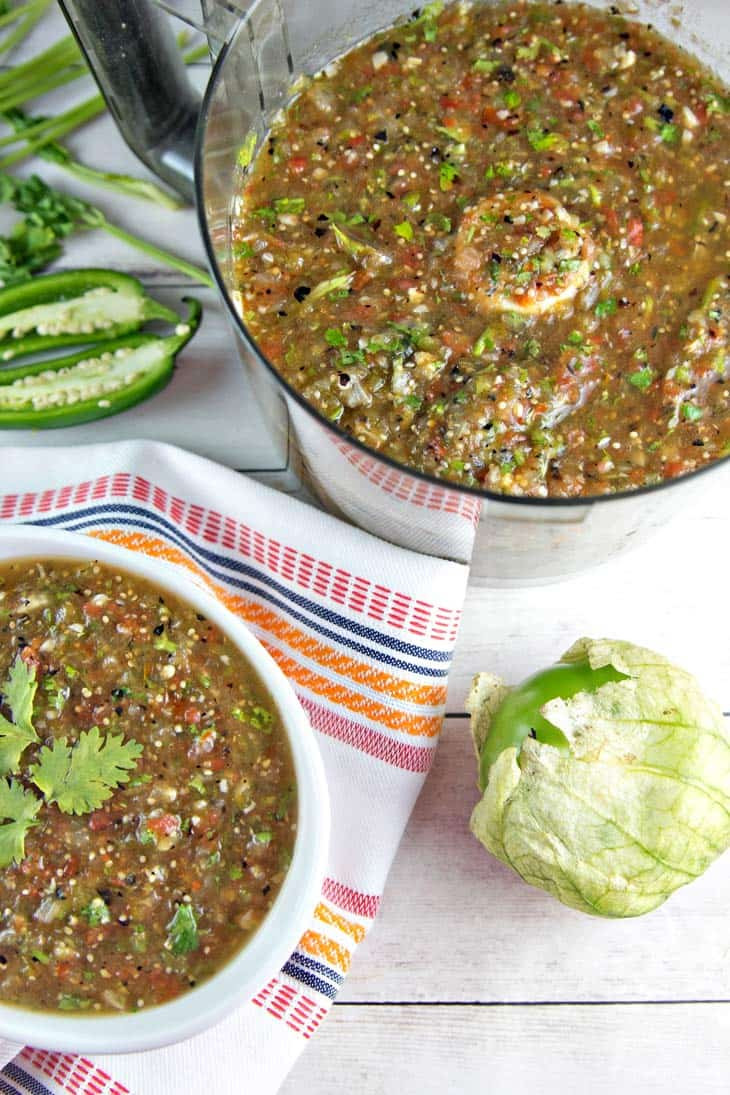 Tomatillo Salsa Verde Recipe
 Roasted Tomatillo Salsa Verde