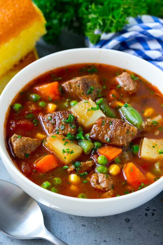 Tomato Beef Vegetable Soup
 Ve able Beef Soup Dinner at the Zoo