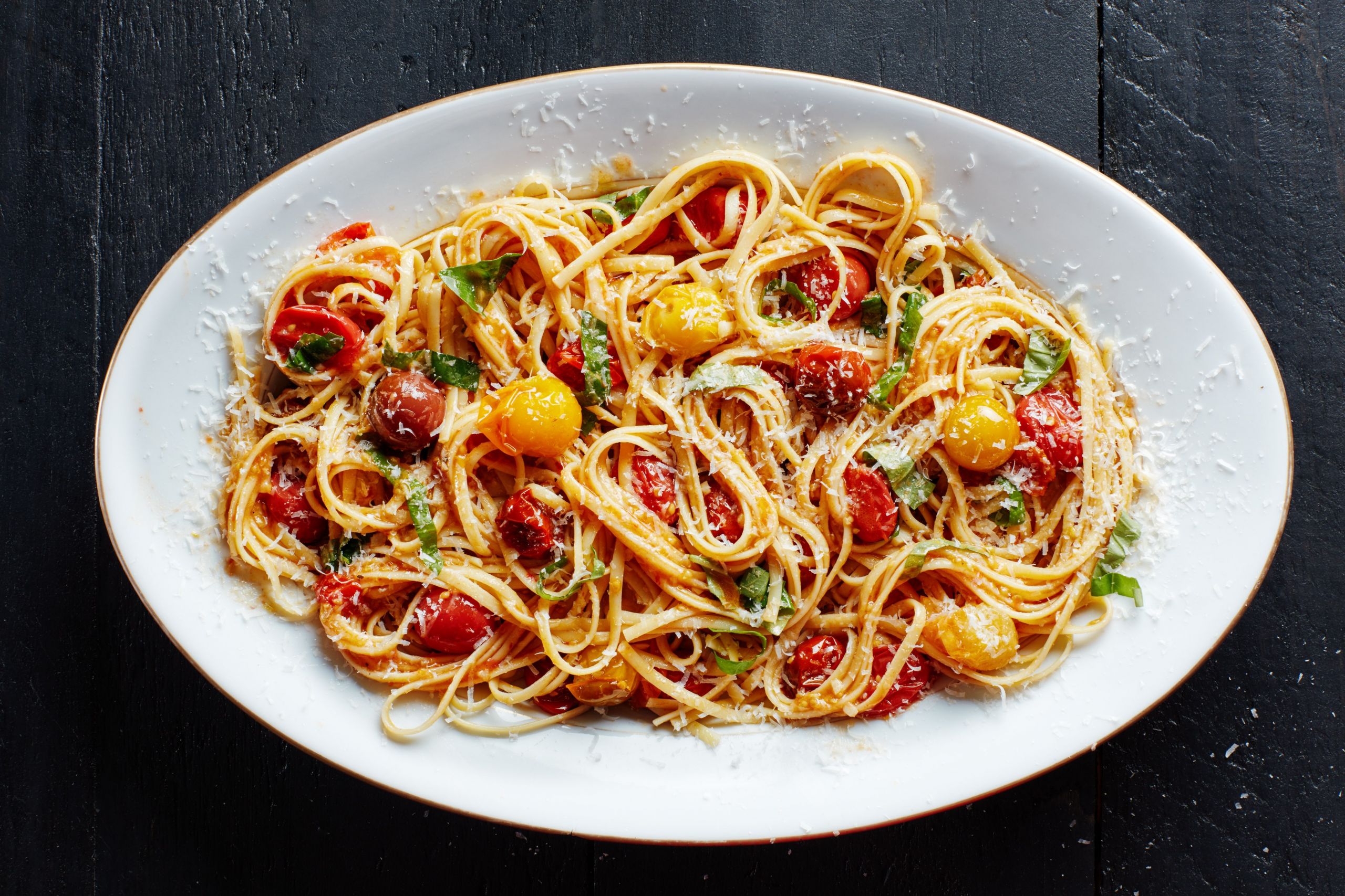 Tomato Pasta Sauce
 Pasta with 15 Minute Burst Cherry Tomato Sauce recipe