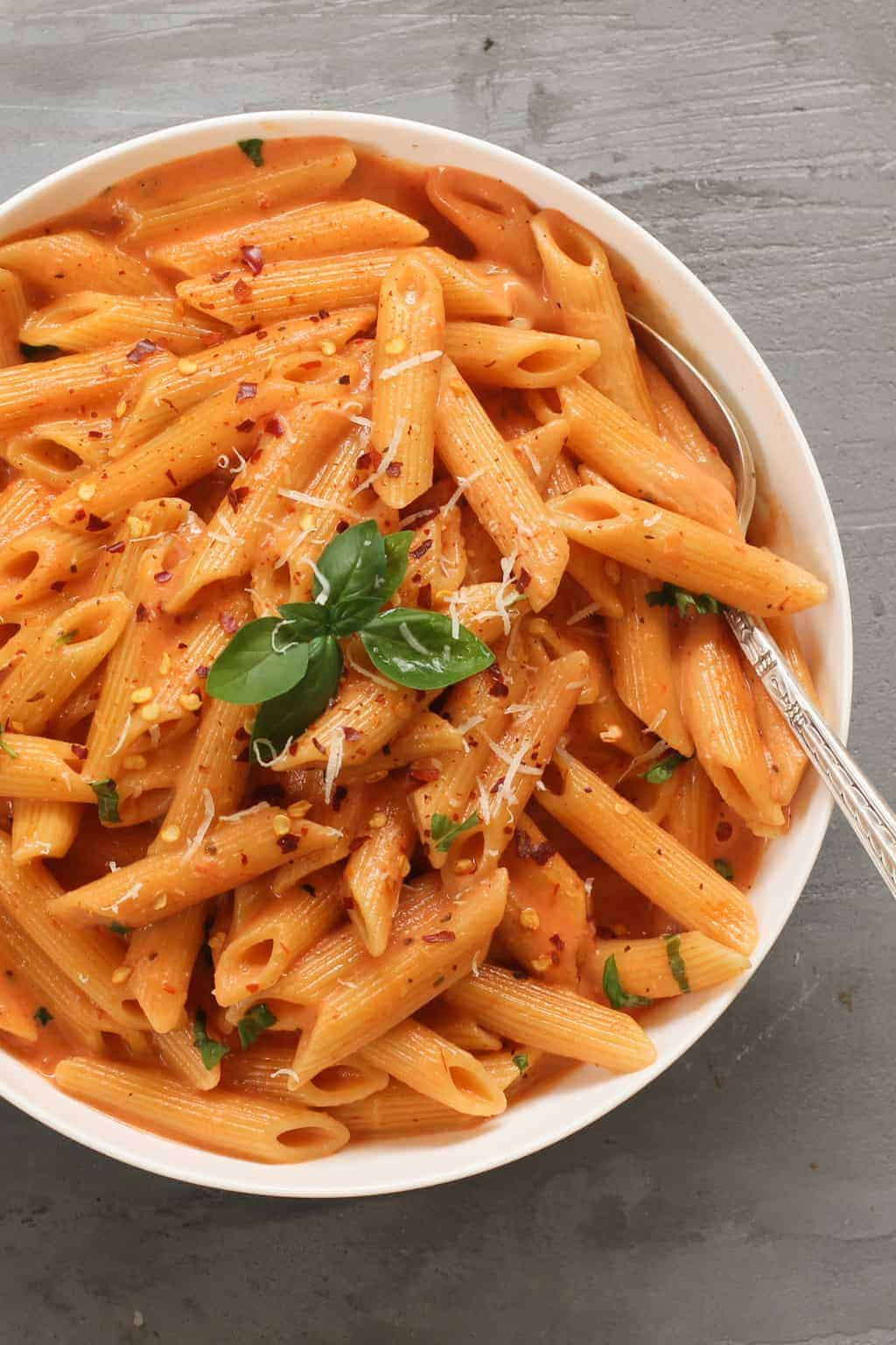 Tomato Pasta Sauce
 Pasta with Tomato Cream Sauce using InstaPot Ministry of