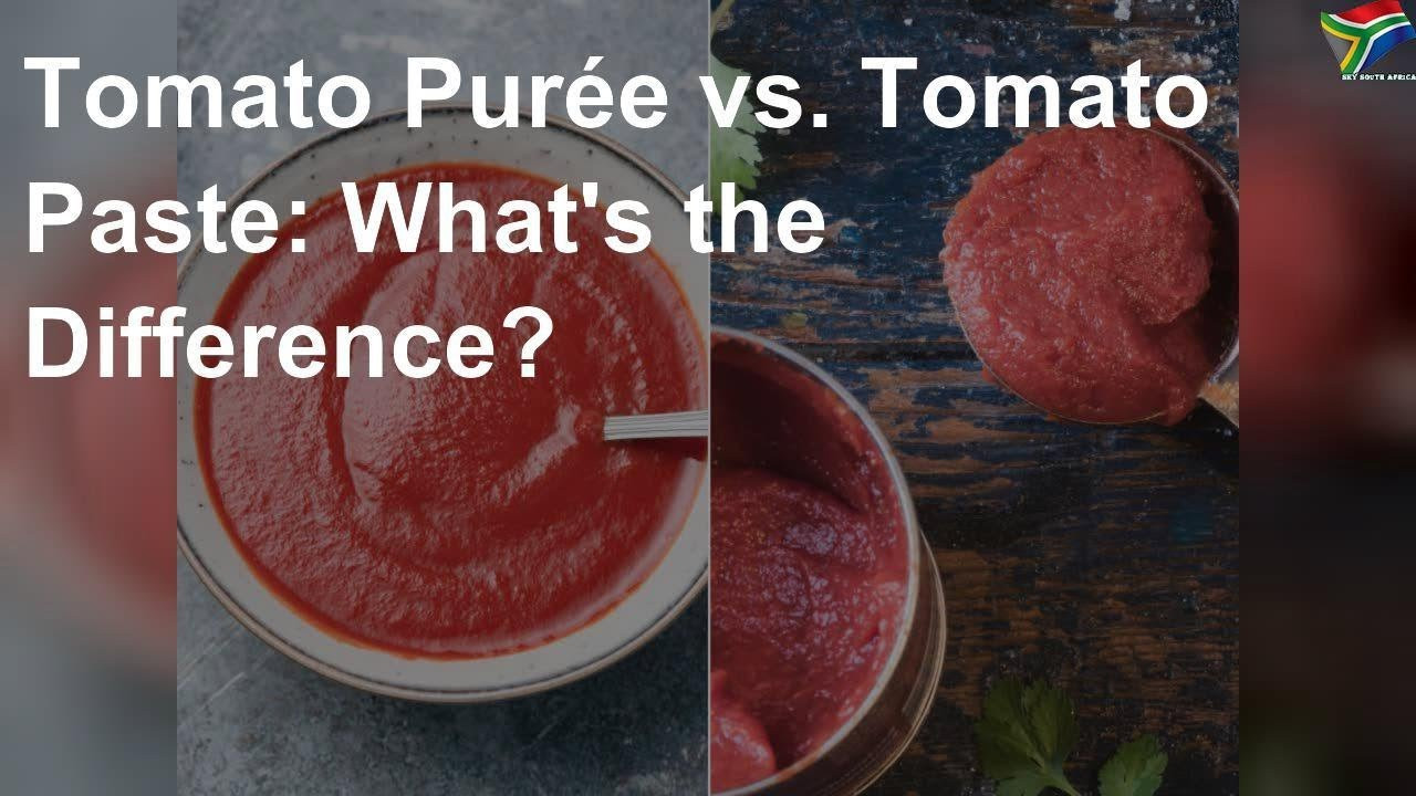 Tomato Sauce Vs Paste
 Tomato purée vs tomato paste What s the difference