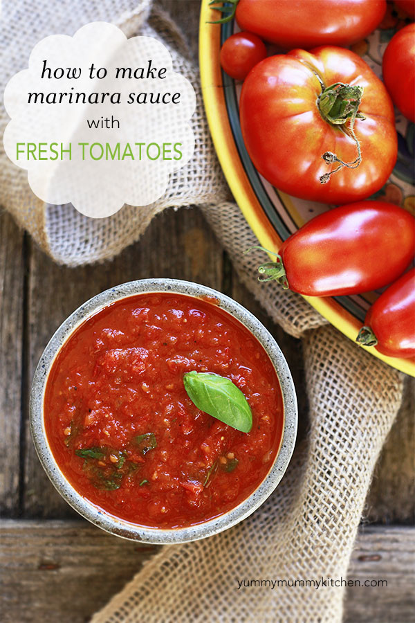 Tomato Sauce With Fresh Tomatoes
 20 Recipes for Fresh Tomatoes Yummy Mummy Kitchen