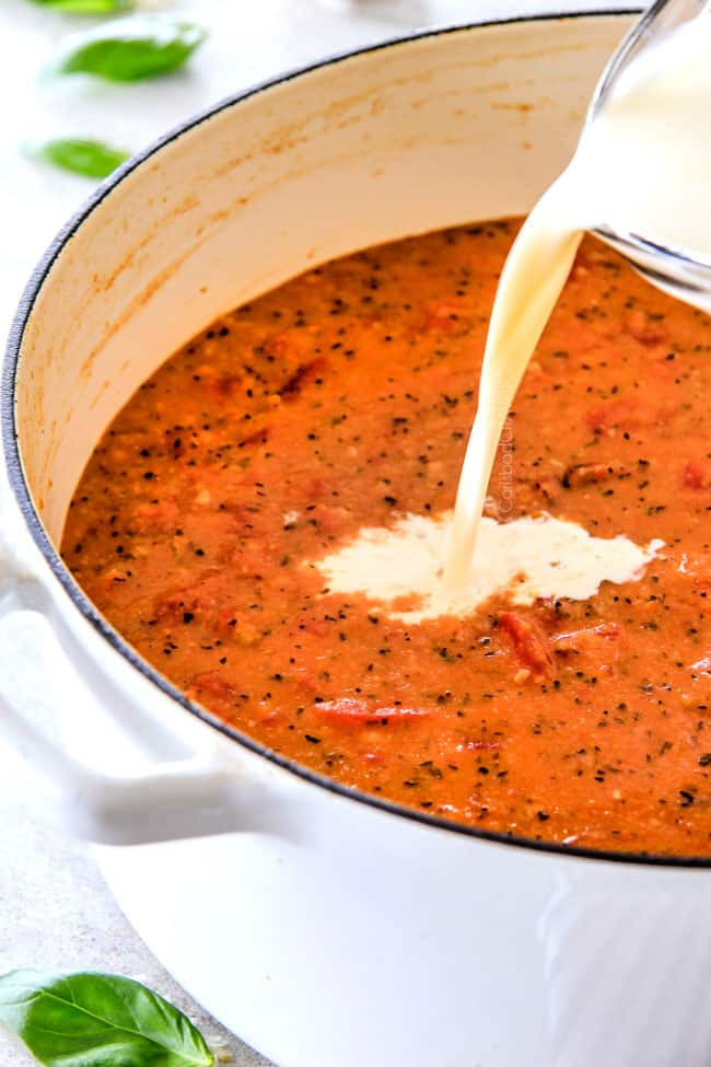 Tomato Soup From Tomato Sauce
 BEST EVER Creamy Tomato Basil Soup with Parmesan Video