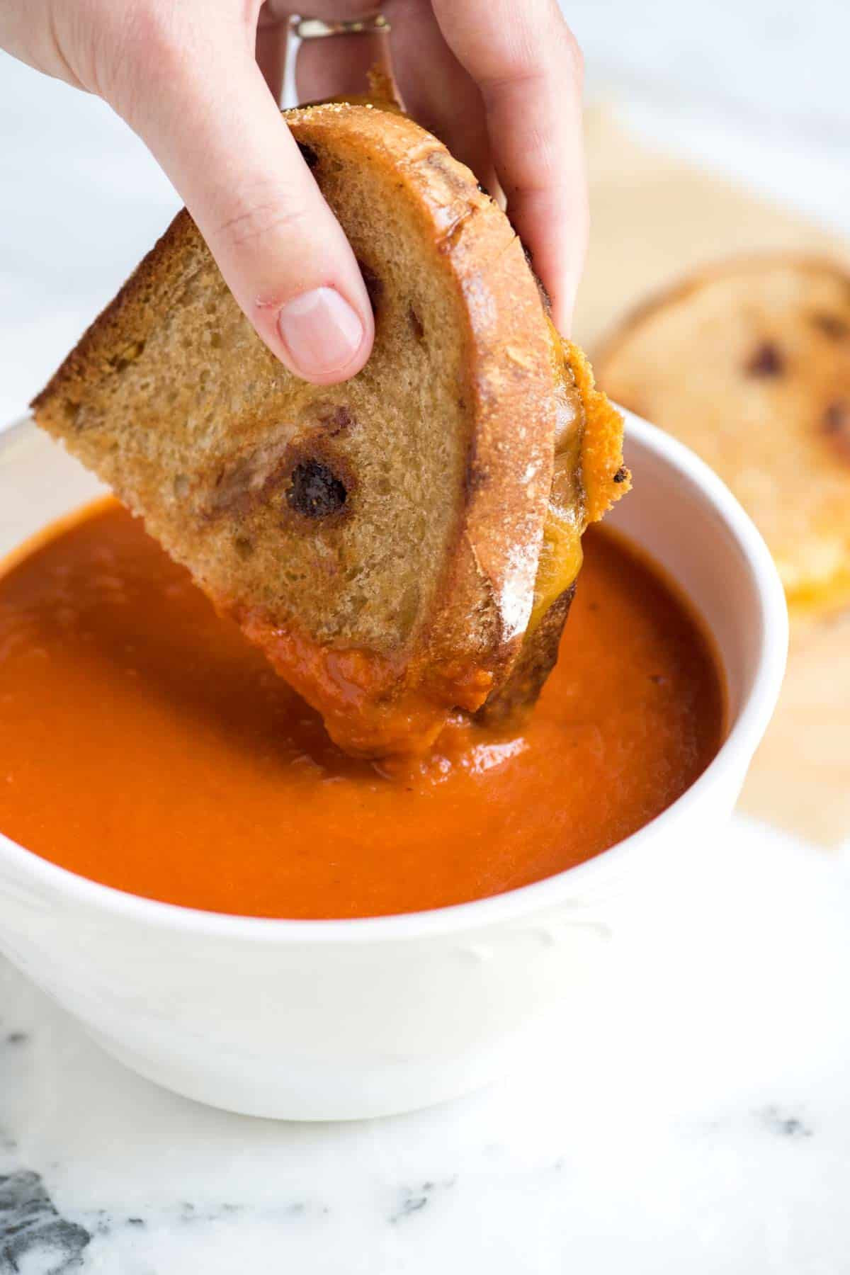 Tomato Soup From Tomato Sauce
 Easy Three Ingre nt Tomato Soup