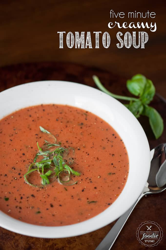 Tomato Soup From Tomato Sauce
 Quick and Easy Creamy Tomato Soup Recipe