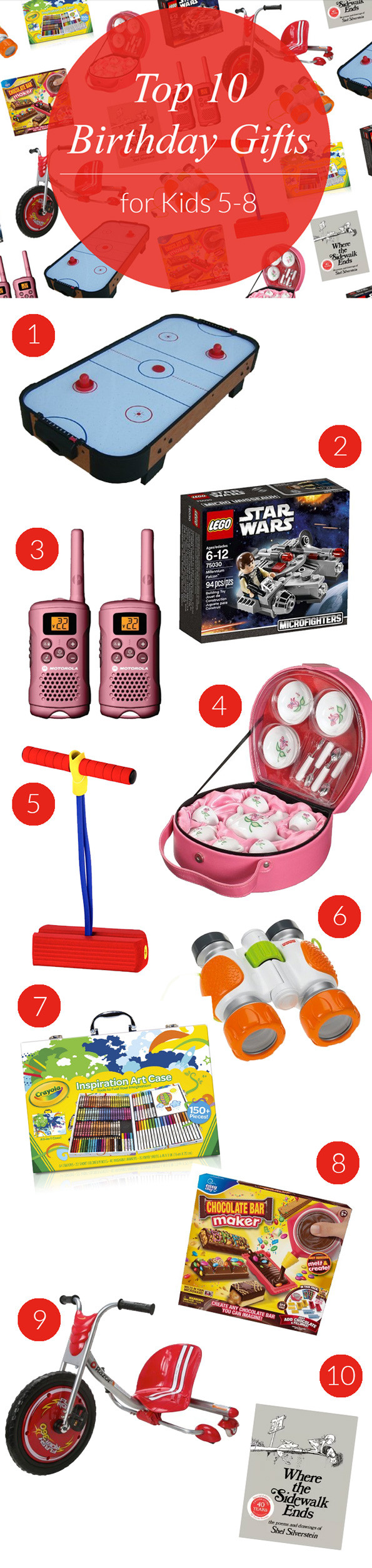 Top 10 Kids Gifts
 Top 10 Birthday Gifts for Kids Ages 5 8 Evite