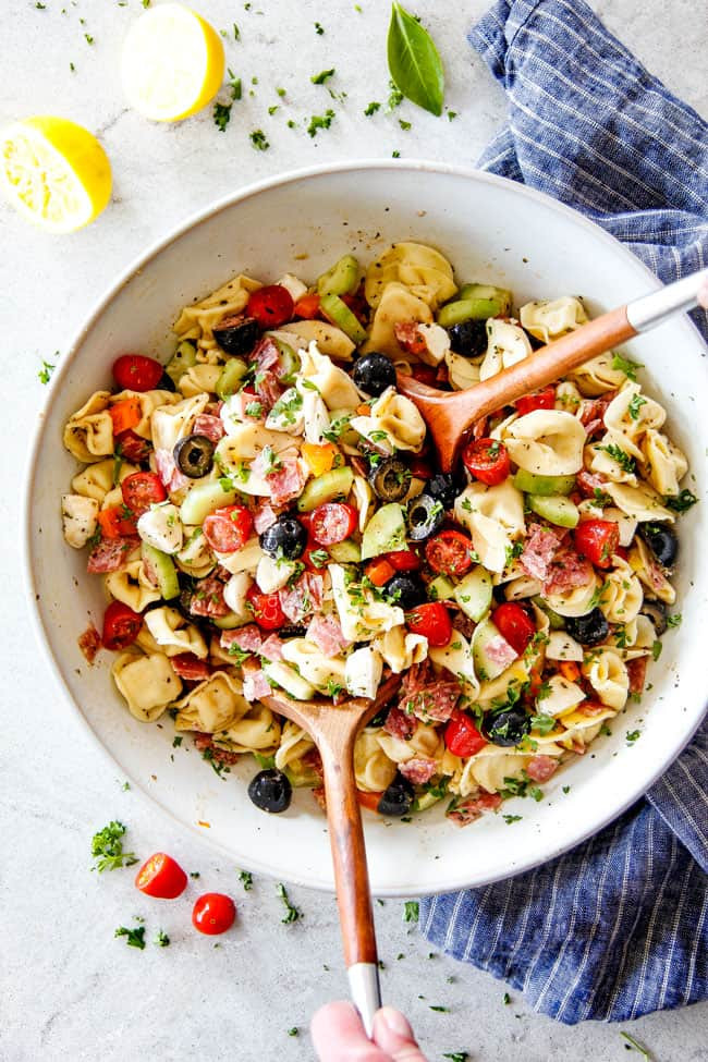 Tortellini Pasta Salad With Italian Dressing
 BEST Italian Pasta Salad with Tortellini